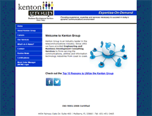 Tablet Screenshot of kentongroup.com